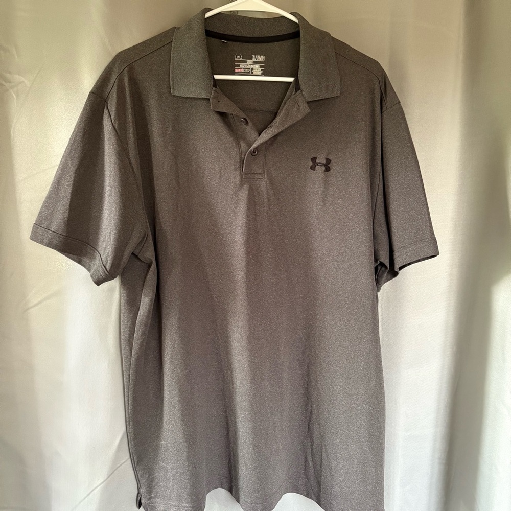 Under Armour Men's XL Gray Polo Shirt
